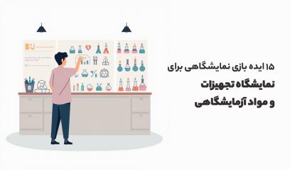 یده بازی نمایشگاهی برای نمایشگاه تجهیزات و مواد آزمایشگاهی